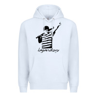 White legendary hambino Premium Hoodie - artisFamous
