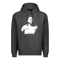 Charcoal Heather Pele Sillhouette Premium Hoodie - artisFamous