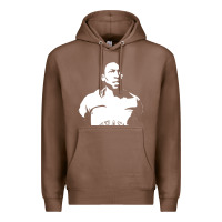 Chestnut Pele Sillhouette Premium Hoodie - artisFamous