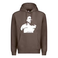 Coffee Pele Sillhouette Premium Hoodie - artisFamous