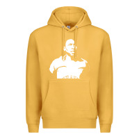 Mustard Pele Sillhouette Premium Hoodie - artisFamous