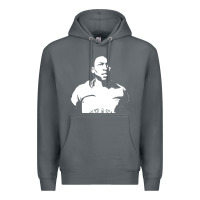 Rock Pele Sillhouette Premium Hoodie - artisFamous