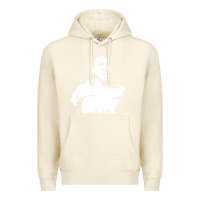 Sandshell Pele Sillhouette Premium Hoodie - artisFamous
