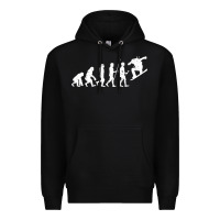 Black Snowboarding Evolution | Snowboard Mountain Winter Premium Hoodie - artisFamous