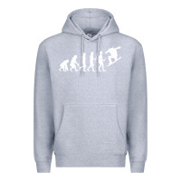 Heather Grey Snowboarding Evolution | Snowboard Mountain Winter Premium Hoodie - artisFamous