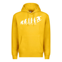 Lemon Snowboarding Evolution | Snowboard Mountain Winter Premium Hoodie - artisFamous