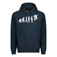 Snowboarding Evolution | Snowboard Mountain Winter Premium Hoodie | Teevron