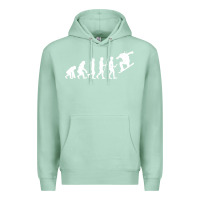 Seafoam Snowboarding Evolution | Snowboard Mountain Winter Premium Hoodie - artisFamous