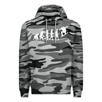 Slate Camo Snowboarding Evolution | Snowboard Mountain Winter Premium Hoodie - artisFamous