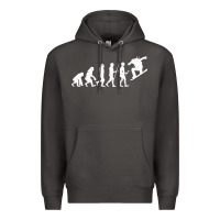 Smoke Snowboarding Evolution | Snowboard Mountain Winter Premium Hoodie - artisFamous
