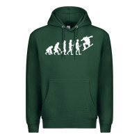 Sports Green Snowboarding Evolution | Snowboard Mountain Winter Premium Hoodie - artisFamous