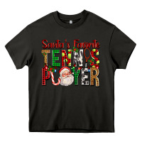 Asphalt Santa's Favorite Tennis Player For Christmas Heavy Core Tee - FaDigitalArtStudio