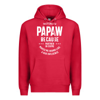 Cardinal Mens They Call Me Papaw Because Partner In Crime - Dad & Grandpa Birth Premium Hoodie - artisFamous