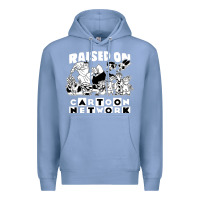 Colony Blue raised on cartoon network Premium Hoodie - artisFamous