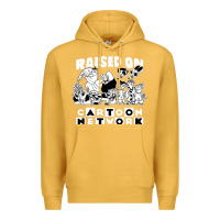 Mustard raised on cartoon network Premium Hoodie - artisFamous
