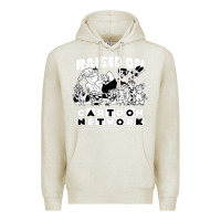 Oatmeal Heather raised on cartoon network Premium Hoodie - artisFamous