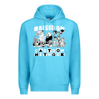 Ocean Blue raised on cartoon network Premium Hoodie - artisFamous