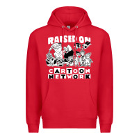 Red raised on cartoon network Premium Hoodie - artisFamous