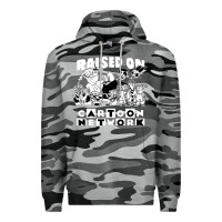 Slate Camo raised on cartoon network Premium Hoodie - artisFamous
