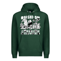 Sports Green raised on cartoon network Premium Hoodie - artisFamous