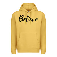 Antique Gold believe Premium Hoodie - artisFamous