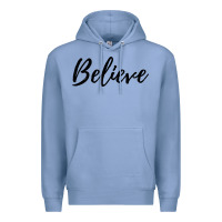 Colony Blue believe Premium Hoodie - artisFamous