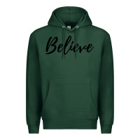 Sports Green believe Premium Hoodie - artisFamous