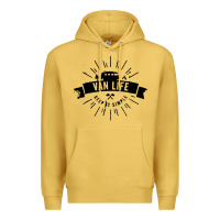 Antique Gold camper vintage retro Premium Hoodie - artisFamous