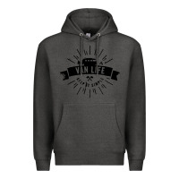 Charcoal Heather camper vintage retro Premium Hoodie - artisFamous