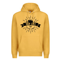 Mustard camper vintage retro Premium Hoodie - artisFamous