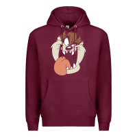 Burgundy manic taz Premium Hoodie - artisFamous