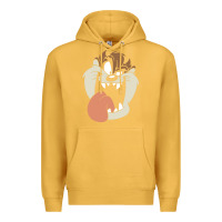 Mustard manic taz Premium Hoodie - artisFamous