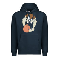 Navy manic taz Premium Hoodie - artisFamous