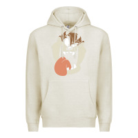 Oatmeal Heather manic taz Premium Hoodie - artisFamous