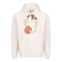 Pale Pink manic taz Premium Hoodie - artisFamous