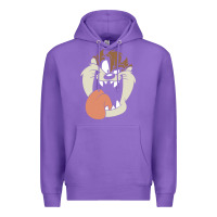 Purple manic taz Premium Hoodie - artisFamous