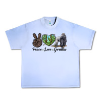 Grape Ice Peace Love Gorillas Urban Heavy Tee - LillyAllenDesigns