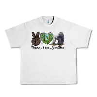 Lunar Rock Peace Love Gorillas Urban Heavy Tee - LillyAllenDesigns