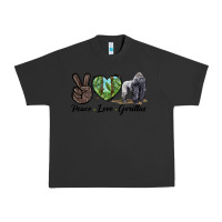 Pigment Black Peace Love Gorillas Urban Heavy Tee - LillyAllenDesigns
