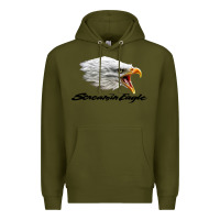 Army Green the screaming eagle Premium Hoodie - artisFamous