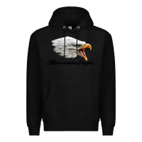 Black the screaming eagle Premium Hoodie - artisFamous