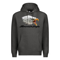 Charcoal Heather the screaming eagle Premium Hoodie - artisFamous