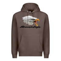 Coffee the screaming eagle Premium Hoodie - artisFamous