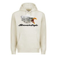 Oatmeal Heather the screaming eagle Premium Hoodie - artisFamous