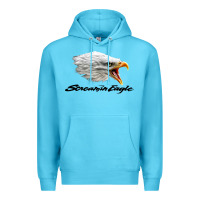 Ocean Blue the screaming eagle Premium Hoodie - artisFamous