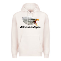 Pale Pink the screaming eagle Premium Hoodie - artisFamous