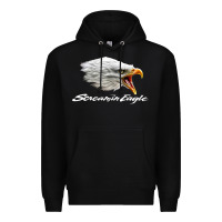 Black the screaming eagle Premium Hoodie - artisFamous