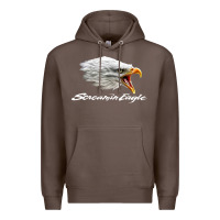 Coffee the screaming eagle Premium Hoodie - artisFamous