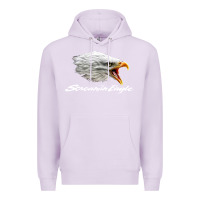 Lilac the screaming eagle Premium Hoodie - artisFamous