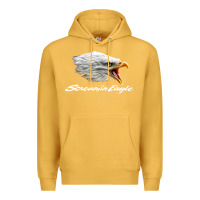 Mustard the screaming eagle Premium Hoodie - artisFamous
